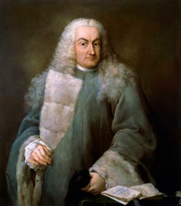 ジュリオ コンタリーニ ダ ムーラ (1519-1575) の肖像、サン マルコの事務弁護士、アレッサンドロ ロンギ (1733-1813) 作、キャンバスに油彩 作： Alessandro Longhi