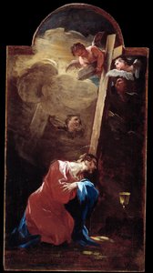 庭園のイエス アレッサンドロ・マニャスコ・ディット・イル・リッサンドリーノ（1667-1749）作 18世紀 ジェネ、ストラーダ・ヌォーヴァ美術館（元パラッツォ・ビアンコ 作： Alessandro Magnasco