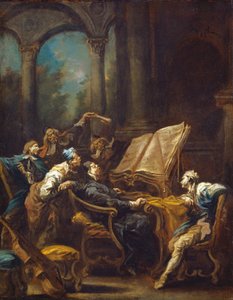 聖歌隊、c。 17401745。 作： Alessandro Magnasco