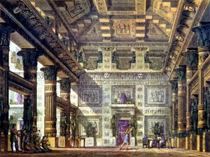 古代エジプト、メンフィスでのダンスシーン 作： Alessandro Sanquirico