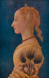 女性の肖像、c1465 作： Alesso Baldovinetti