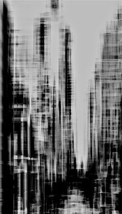 市、2020年（ミクストメディア） 作： Alex Caminker