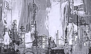 ファクトリー,2019,(ミクストメディア) 作： Alex Caminker
