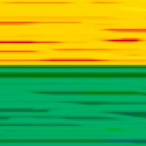 午後の森の湖、2015、（