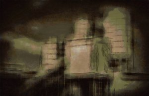 Untitled,2019,(mixed media) 作： Alex Caminker