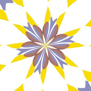 ヤグルマギク,2019,(ミクストメディア) 作： Alex Caminker