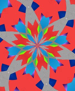 flowers #116,2019,(ミクストメディア) 作： Alex Caminker