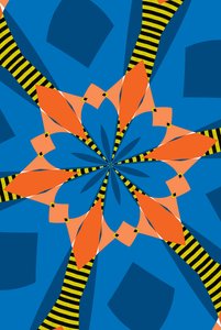 flowers #15,2019,(ミクストメディア) 作： Alex Caminker