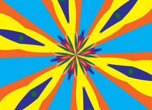 flowers #28,2019,(ミクストメディア) 作： Alex Caminker