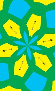 flowers #36,2019,(ミクストメディア) 作： Alex Caminker