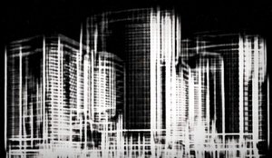 fragment of the City #3,2019,)mixed media) 作： Alex Caminker