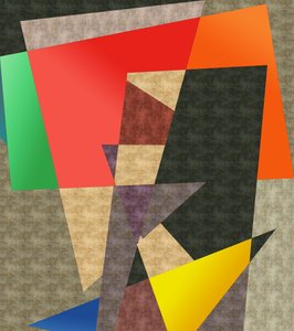landscape #35,2019,(mixed media) 作： Alex Caminker