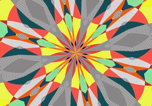 オーナメント #105,(ミクストメディア) 作： Alex Caminker