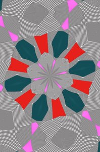 オーナメント #113,(ミクストメディア) 作： Alex Caminker