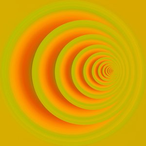 underground path(orange)II ,2019,(ミクストメディア)