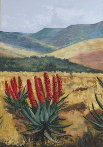 レッド・アロエ・ヒルサイド 作： 