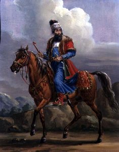 東洋の戦士」（油彩・金属） 作： Alexander Orlowski