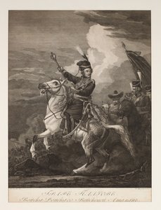 馬に乗ったプラトフ伯爵（1751-1818）の肖像（彫刻） 作： after Alexander Orlowski