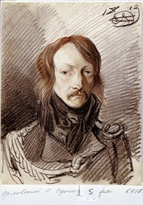 Alexei Pavlovich Lanskoy (1789-1855) の肖像。 （A.P.ランスコイの肖像）。 Alexander Osipovich Orlowsky（1777-1832）の作品、紙に鉛筆と楽観的 作： Alexander Orlowski