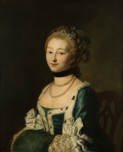 エリザベスの肖像、ブリッジマン夫人、その後ブラッドフォード夫人（1735-1806）、1755-93年頃（キャンバスに油彩） 作： Alexander (attr. to) Roslin