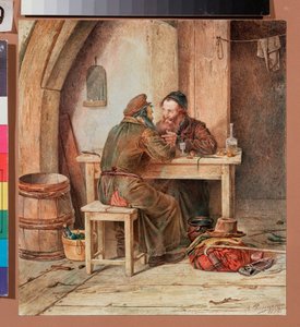 Dans une taverne - In a tavern - Oeuvre de Alexander Antonovich Rizzoni (1836-1902), aquarelle sur papier   1318356   ja       japanese Successfully Translated  Original: Circumcision Translat: Circumcision 1316388 ja japanese Successfully Translated Origi 作： Alexander Antonovich Rizzoni