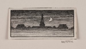 デンマーク語  H.ヘルツの "Posthuset i Hirschholm "のためのヴィネット