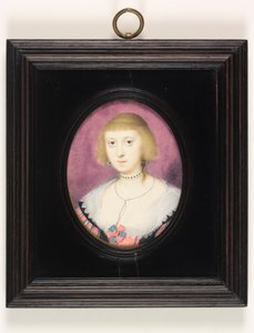 Lady Katherine Manners, Duchess Of Buckingham（水彩・ベラム 作： Alexander Cooper