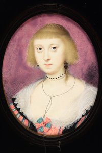 Lady Katherine Manners, Duchess Of Buckingham（水彩・ベラム 作： Alexander Cooper