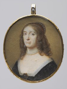 1630年代のエリザベススチュアート、パラレス王女、ボヘミアの女王の肖像画。 作： Alexander Cooper