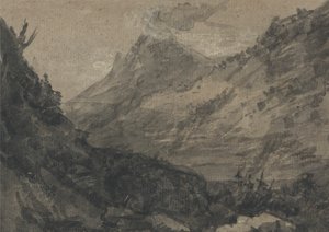 山岳風景 作： アレクサンダー・コゼンス