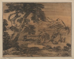 木と遠くの丘 作： アレクサンダー・コゼンス