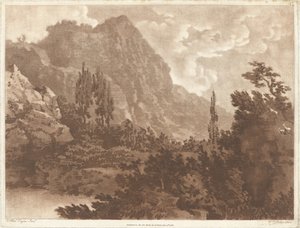 同じしみから行われた 2 番目の描画 作： Alexander Cozens and William Pether