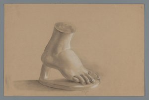 足の石膏模型 作： Alexander Cranendoncq