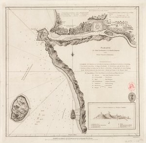 パダン - スマトラ島西海岸におけるオランダ会社の主要入植地 作： Alexander Dalrymple