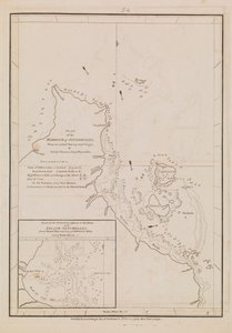 セーシェル港の平面図、18世紀後半から19世紀初頭（紙製） 作： Alexander Dalrymple