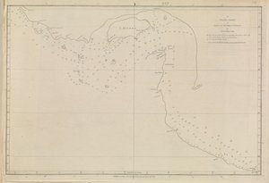 Dalrymple、Alexanderが1791年に出版した港の平面図。1773年ジョン・カント中尉によるペルシャ湾の平面図 作： Alexander Dalrymple