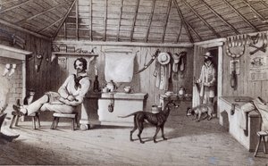 不法占拠者の最初の家、1847年頃