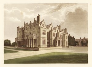 アクトン・レイナルド・ホール、シュロップシャー、イギリス。 、1880年（彫刻） 作： Alexander Francis (after) Lydon