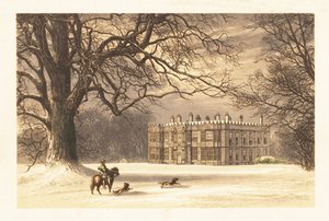 ハウシャム ホール、ヨークシャー、イギリス。 、1880年（彫刻） 作： Alexander Francis (after) Lydon