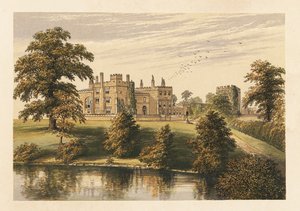 リプリー城、ヨークシャー、イギリス。 、1880年（彫刻） 作： Alexander Francis (after) Lydon