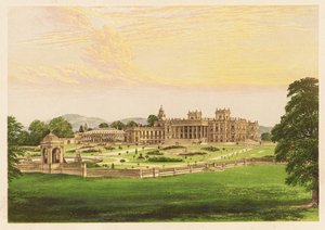 ウィットリー コート、ウスターシャー、イングランド。 1880年（彫刻） 作： Alexander Francis (after) Lydon