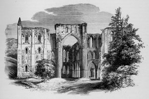 合唱団、北から、Rievaulx修道院、c1880、1897 作： Alexander Francis Lydon