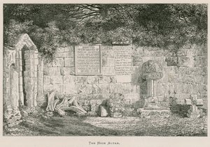 ドライバーグ修道院、高祭壇 作： Alexander Francis Lydon