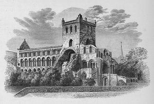 サウスイーストから、ジェドバラ修道院、c1880、1897 作： Alexander Francis Lydon