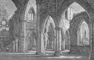 南トランセプトから、ティンタン修道院、c1885、1897 作： Alexander Francis Lydon