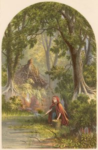 ゴールドスミスの無人村のイラスト 作： Alexander Francis Lydon