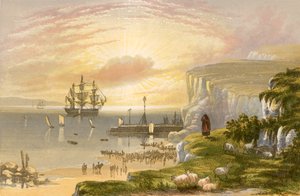 ゴールドスミスの無人村のイラスト 作： Alexander Francis Lydon