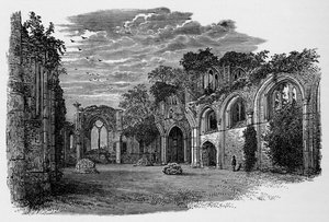 インテリア、東向き、ネットリー修道院、c1880、1897