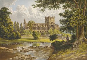 ジェドバラ修道院、1882年、1897年 作： Alexander Francis Lydon