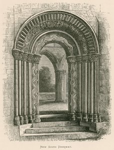 ジェドバラ修道院、ニューサウス戸口 作： Alexander Francis Lydon